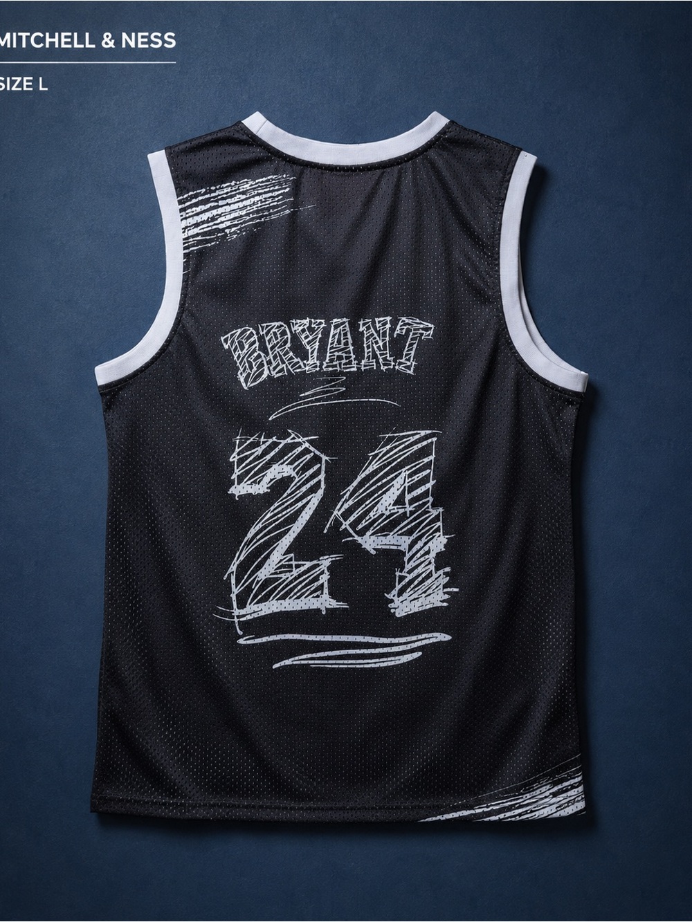 Kobe Bryant Mitchell & Ness Lakers Jersey Black 44 L NWT